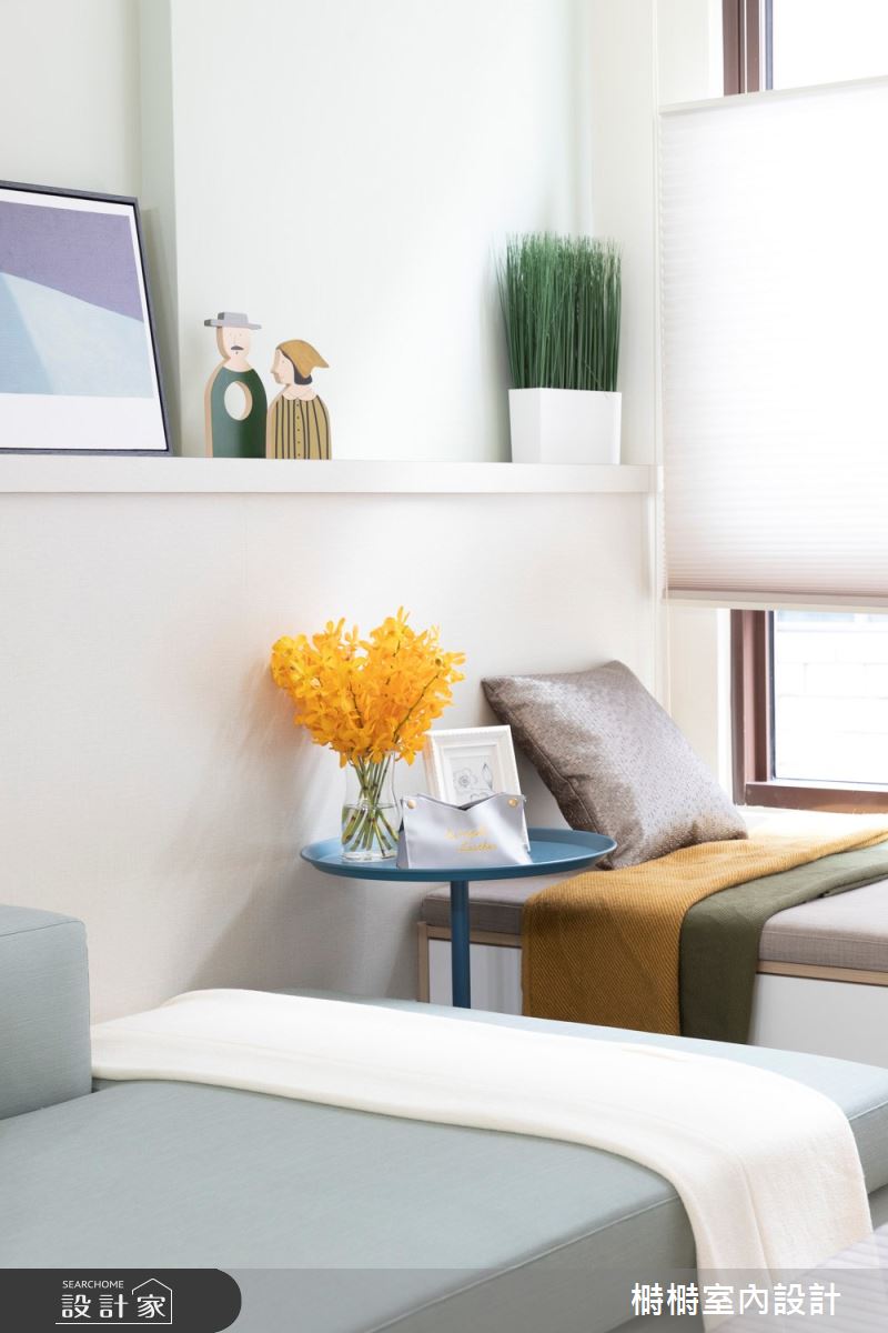中古屋(5~15年)＿北歐風客廳臥榻案例圖片＿榯榯創作空間設計有限公司＿榯榯_綠意盎然之5