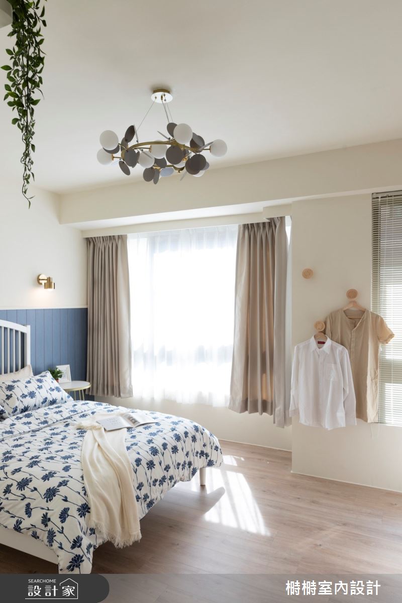 中古屋(5~15年)＿北歐風臥室案例圖片＿榯榯創作空間設計有限公司＿榯榯_綠意盎然之12