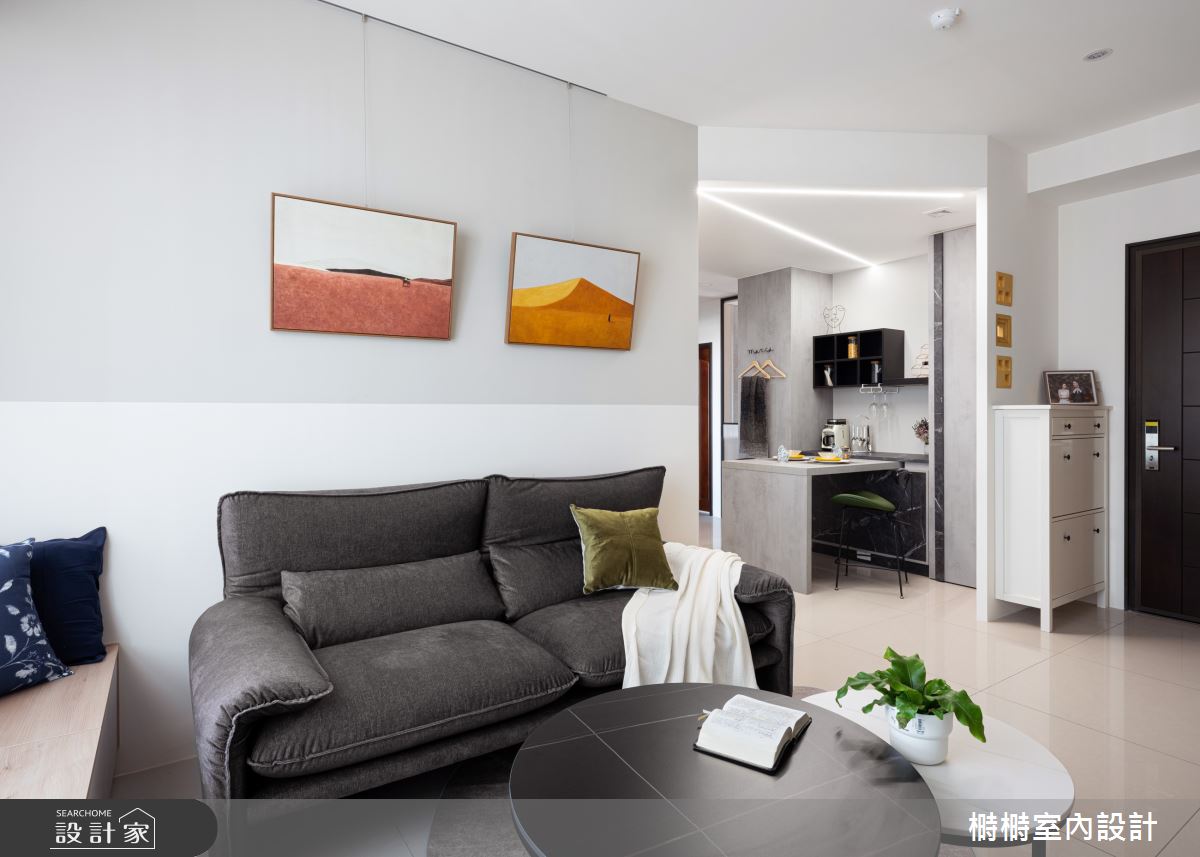 25坪新成屋(5年以下)＿混搭風客廳案例圖片＿榯榯創作空間設計有限公司＿榯榯_威諾那之2