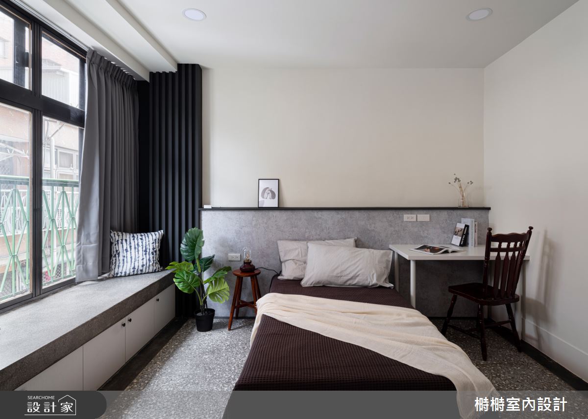 28坪老屋(41~50年)＿混搭風臥室臥榻案例圖片＿榯榯創作空間設計有限公司＿榯榯_蘭麝芬馥之9