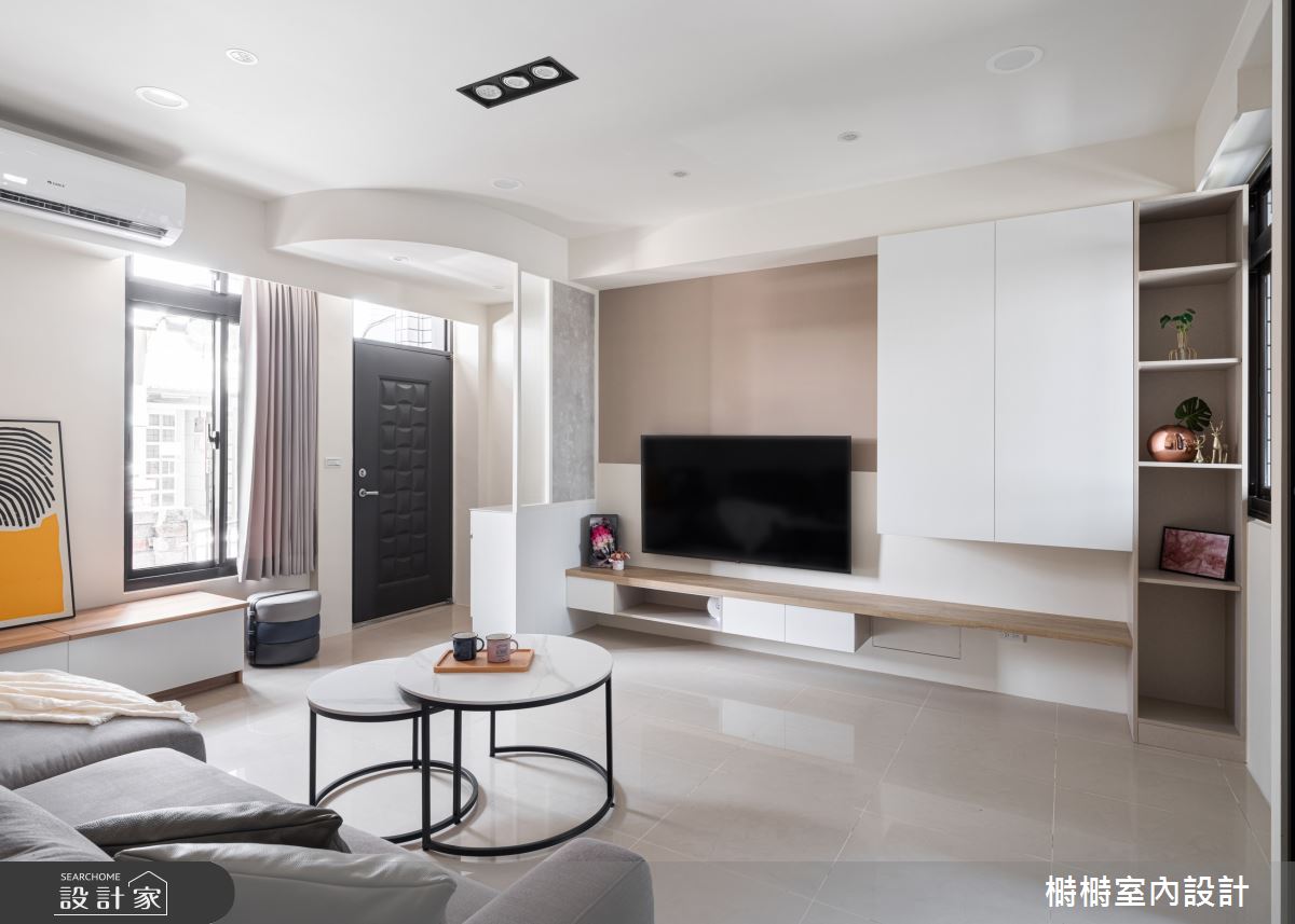 30坪老屋(16~30年)＿北歐風客廳案例圖片＿榯榯創作空間設計有限公司＿榯榯_白淨透之3