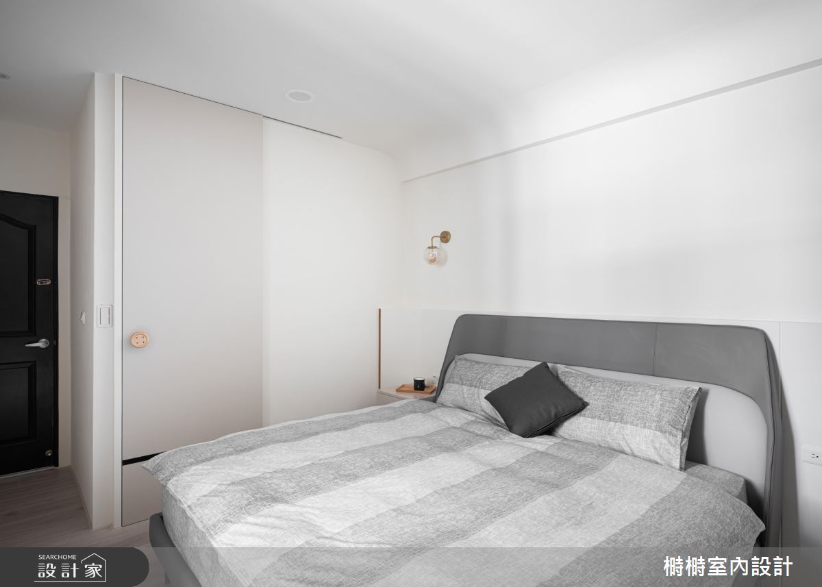 30坪老屋(16~30年)＿北歐風臥室案例圖片＿榯榯創作空間設計有限公司＿榯榯_白淨透之9