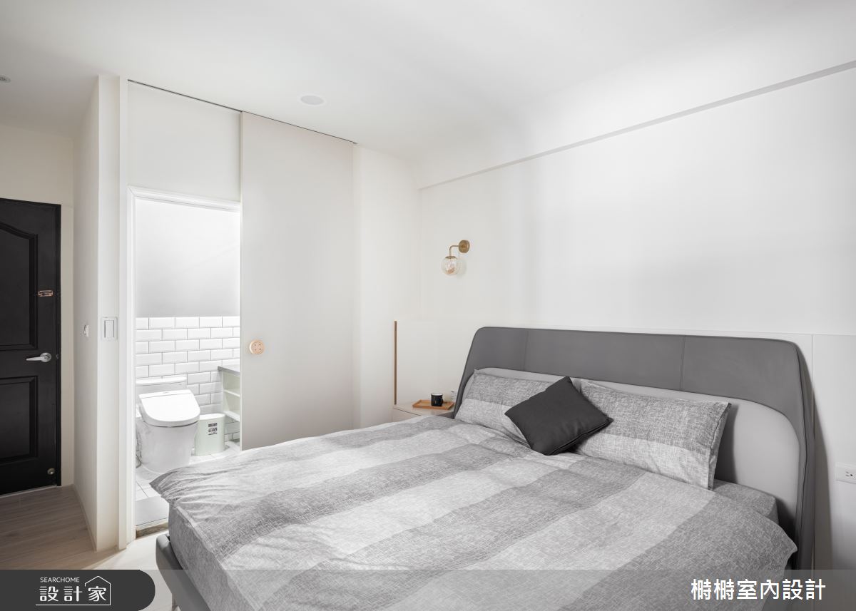 30坪老屋(16~30年)＿北歐風臥室案例圖片＿榯榯創作空間設計有限公司＿榯榯_白淨透之10