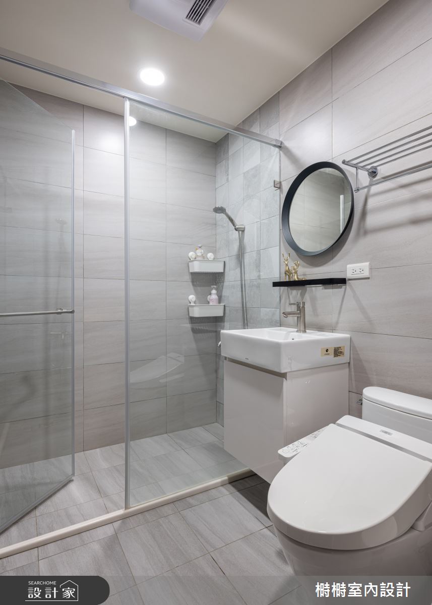 30坪老屋(16~30年)＿北歐風浴室案例圖片＿榯榯創作空間設計有限公司＿榯榯_白淨透之16