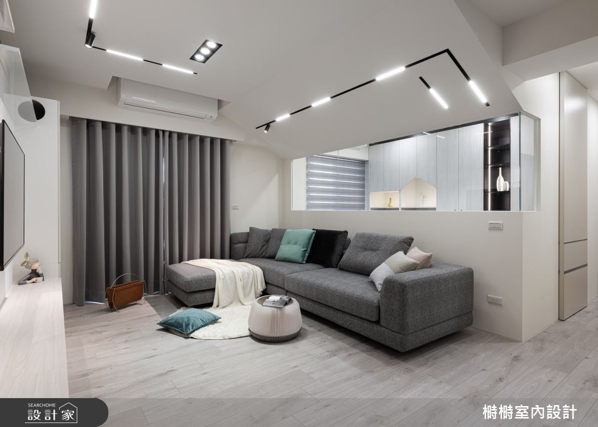 36坪新成屋(5年以下)＿北歐風客廳案例圖片＿榯榯創作空間設計有限公司＿榯榯_愛是・本質之5