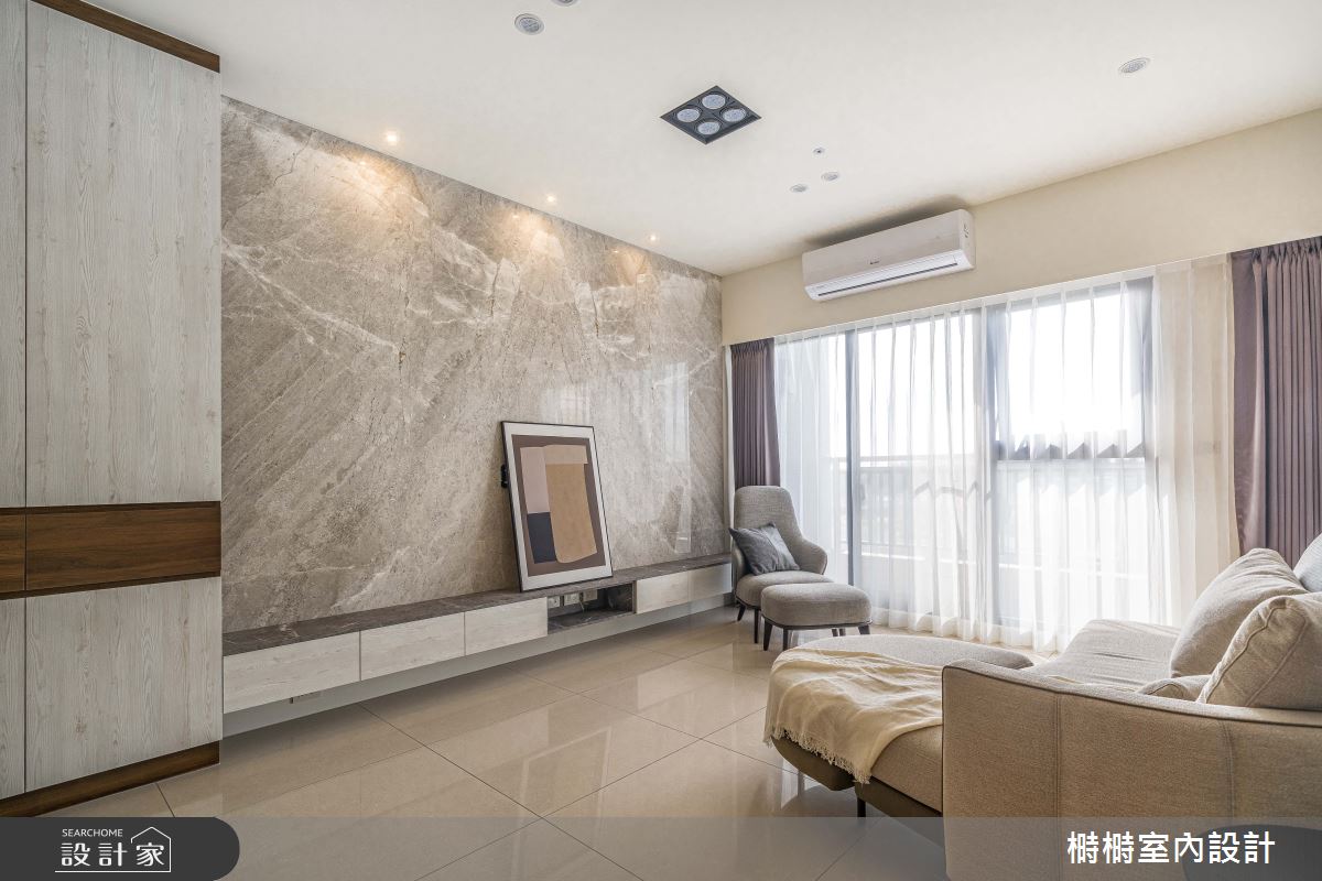 25坪新成屋(5年以下)＿現代風客廳案例圖片＿榯榯創作空間設計有限公司＿榯榯_雙橡園之1