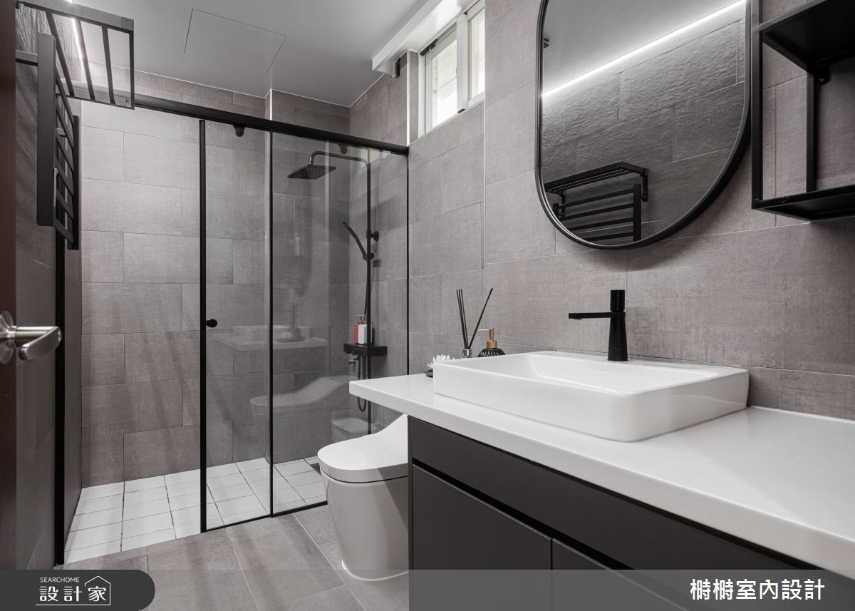 36坪中古屋(5~15年)＿混搭風浴室案例圖片＿榯榯創作空間設計有限公司＿榯榯_華爾滋之9
