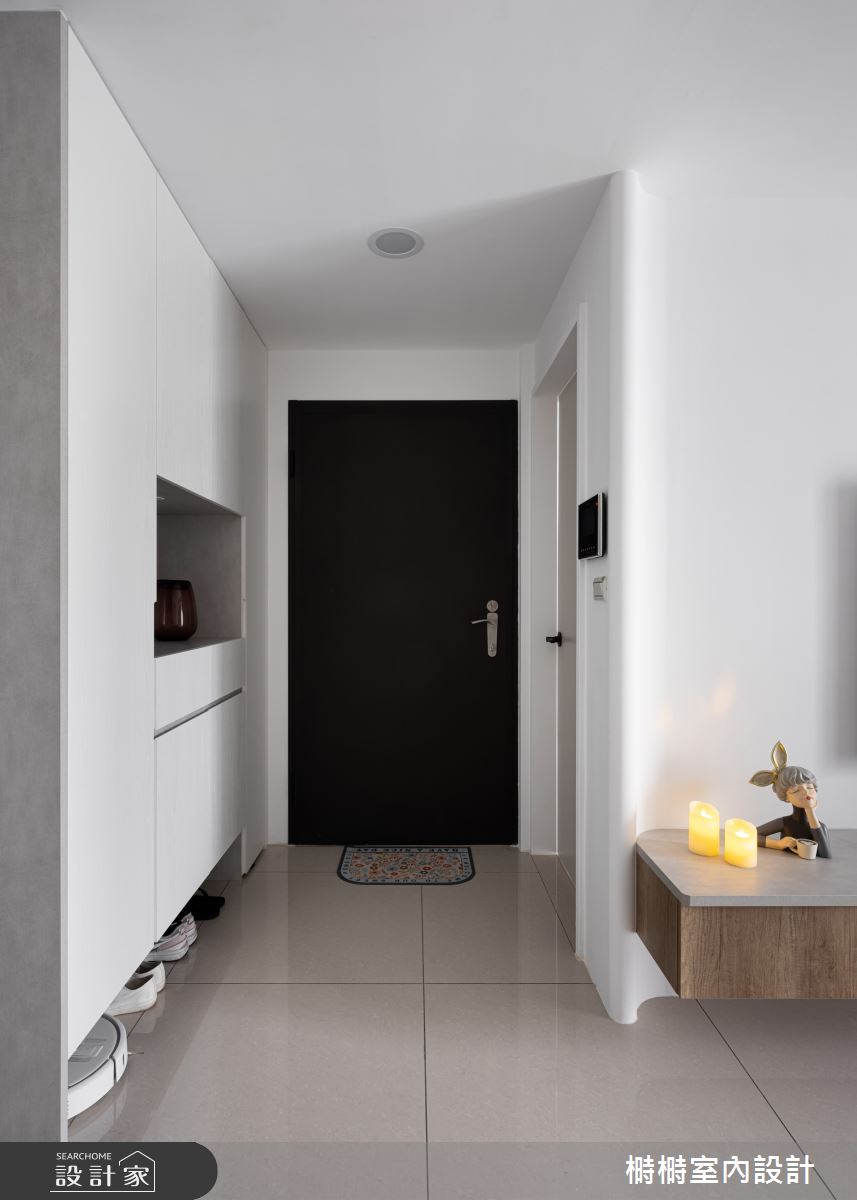 30坪新成屋(5年以下)＿北歐風玄關案例圖片＿榯榯創作空間設計有限公司＿榯榯_昭揚君硯范宅之2