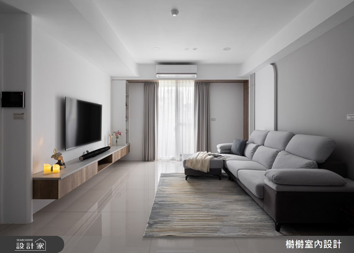 30坪新成屋(5年以下)＿北歐風客廳案例圖片＿榯榯創作空間設計有限公司＿榯榯_昭揚君硯范宅之3