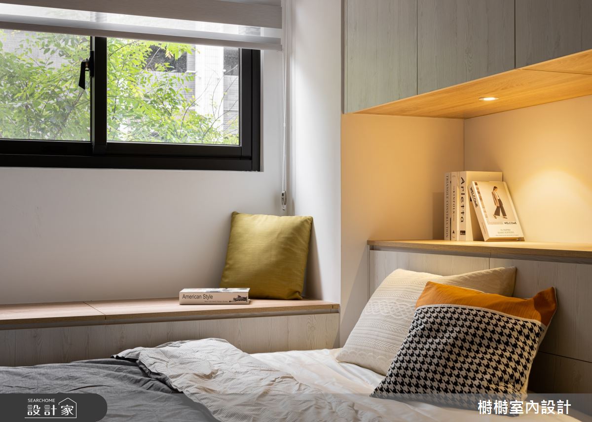 30坪新成屋(5年以下)＿北歐風臥室案例圖片＿榯榯創作空間設計有限公司＿榯榯_昭揚君硯范宅之16