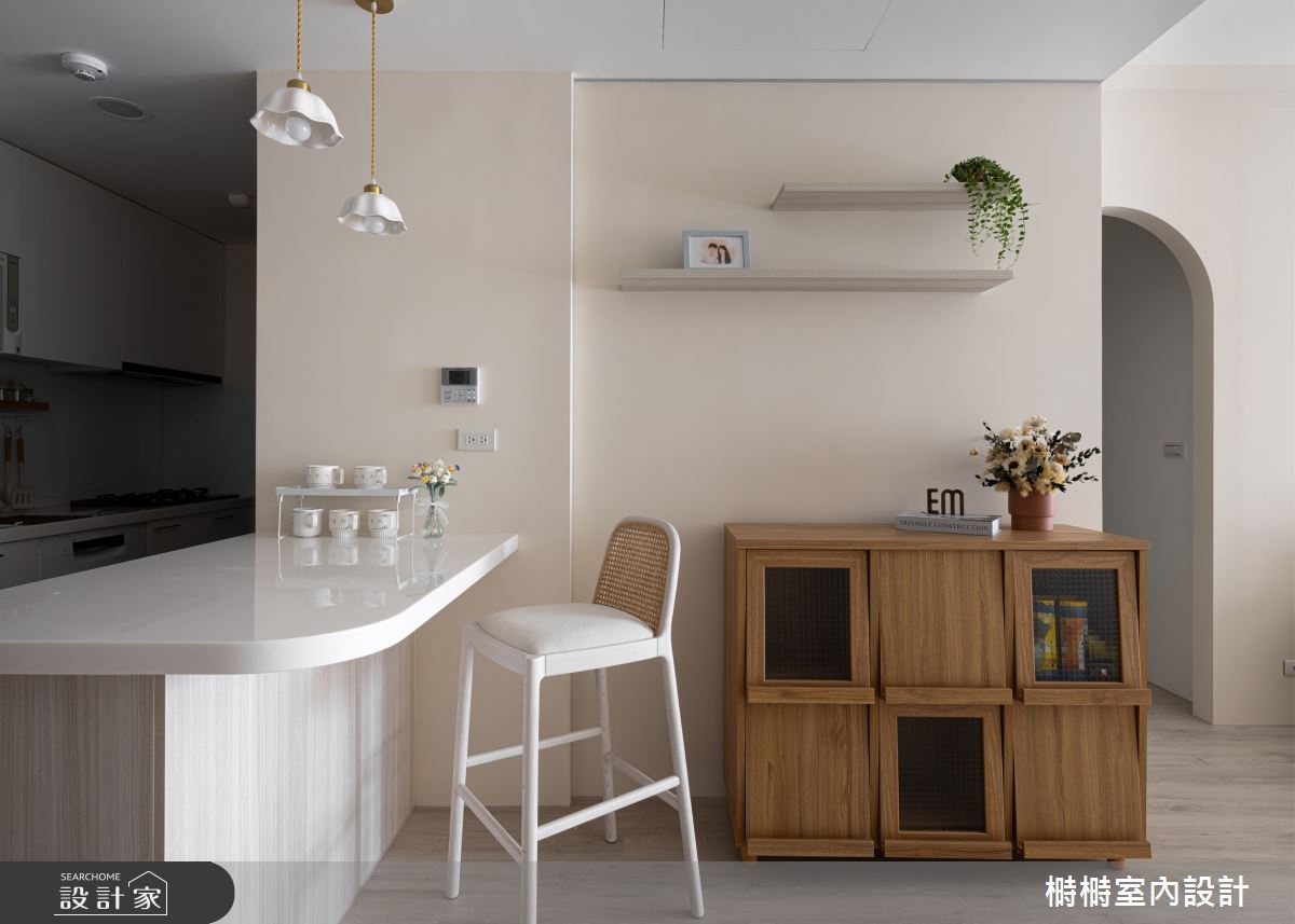 23坪新成屋(5年以下)＿北歐風餐廳廚房吧檯中島案例圖片＿榯榯創作空間設計有限公司＿榯榯_福倉雲硯之7