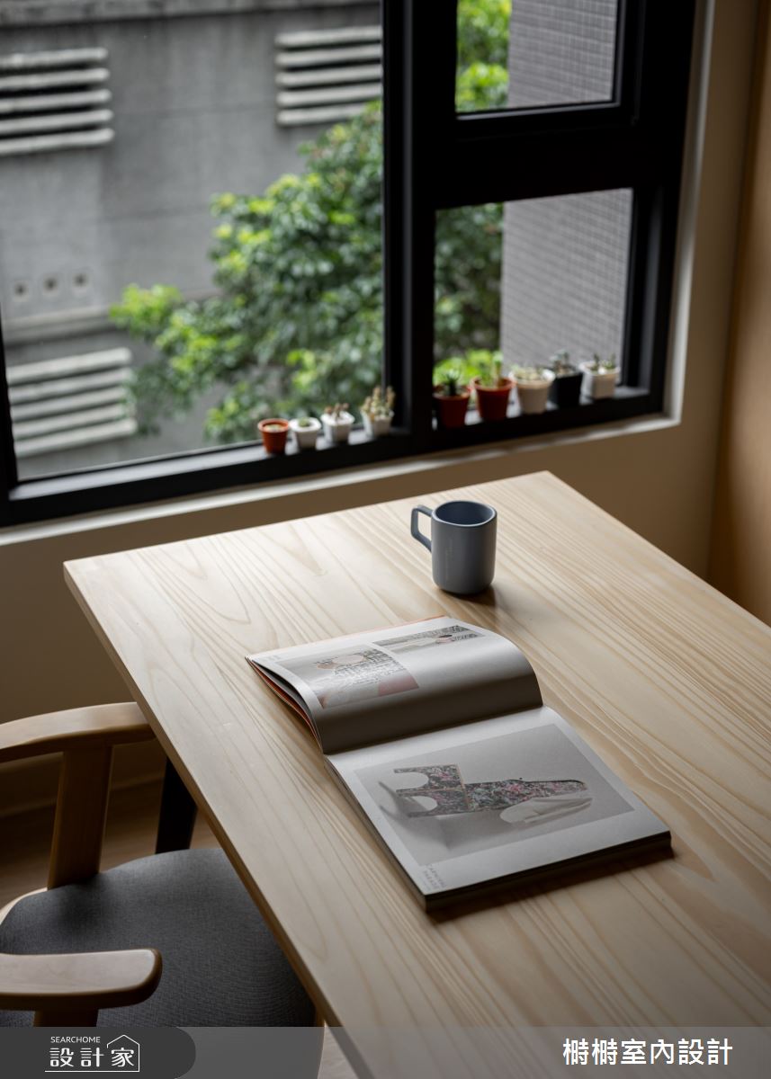 16坪新成屋(5年以下)＿日式無印風書房案例圖片＿榯榯創作空間設計有限公司＿榯榯_青鈍之6