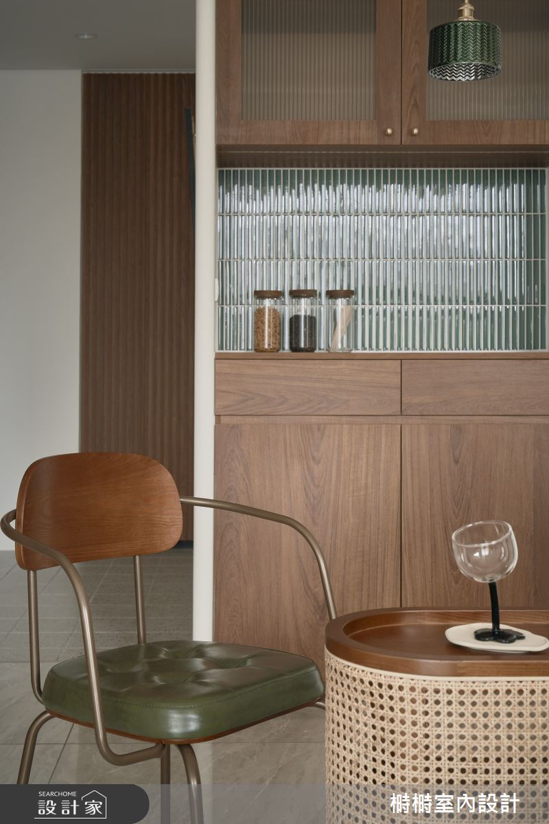 23坪預售屋＿復古混搭風客廳案例圖片＿榯榯創作空間設計有限公司＿榯榯_木韻時光之3