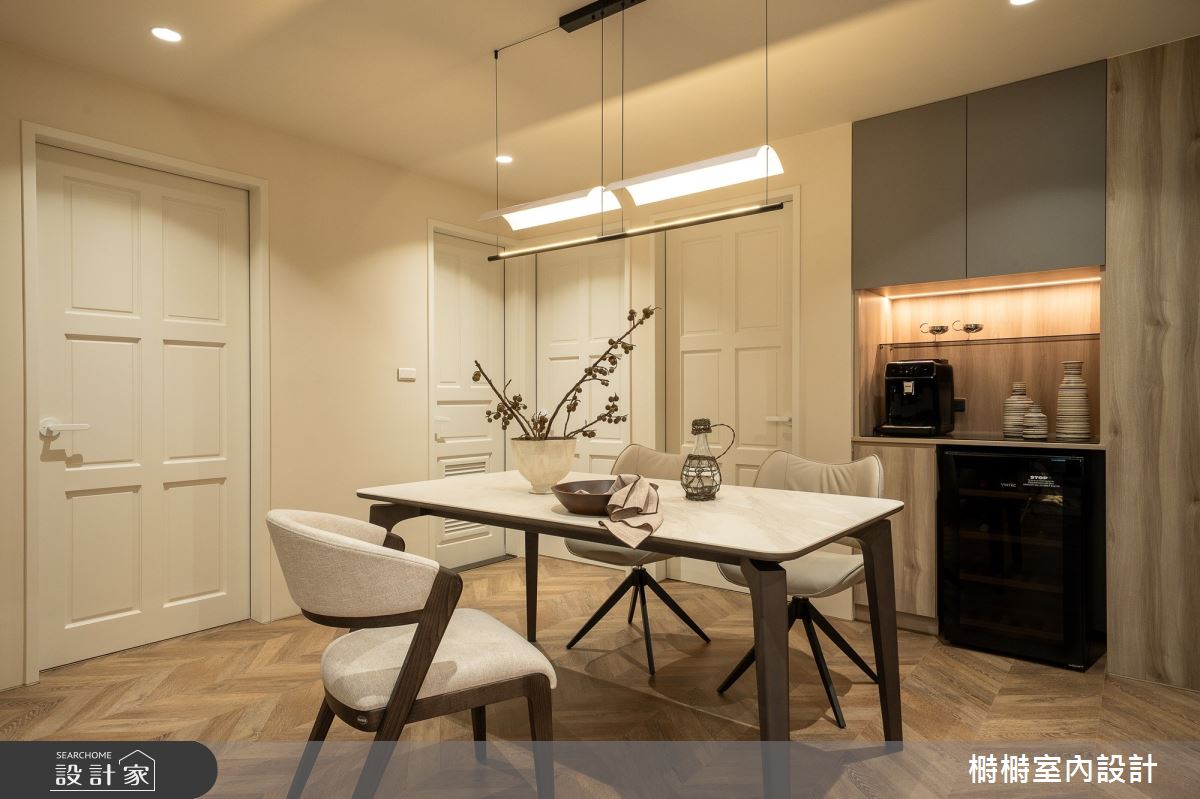 26坪中古屋(5~15年)＿現代風餐廳案例圖片＿榯榯創作空間設計有限公司＿榯榯_紋光澄綠之6