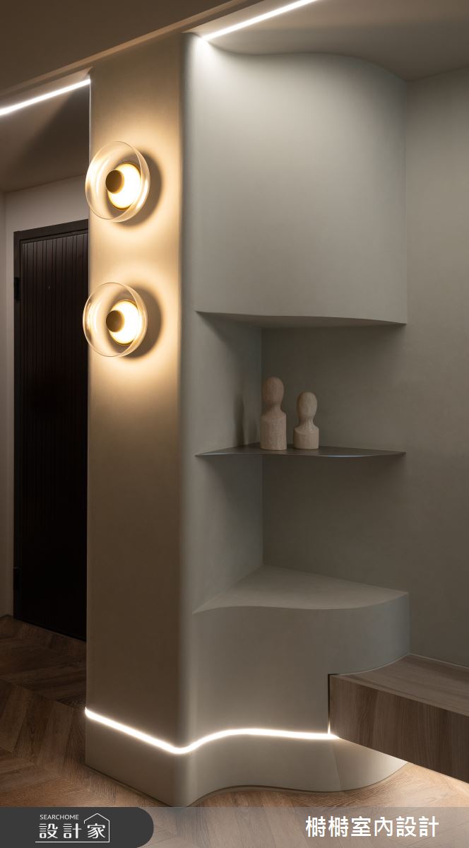 26坪中古屋(5~15年)＿現代風客廳案例圖片＿榯榯創作空間設計有限公司＿榯榯_紋光澄綠之3