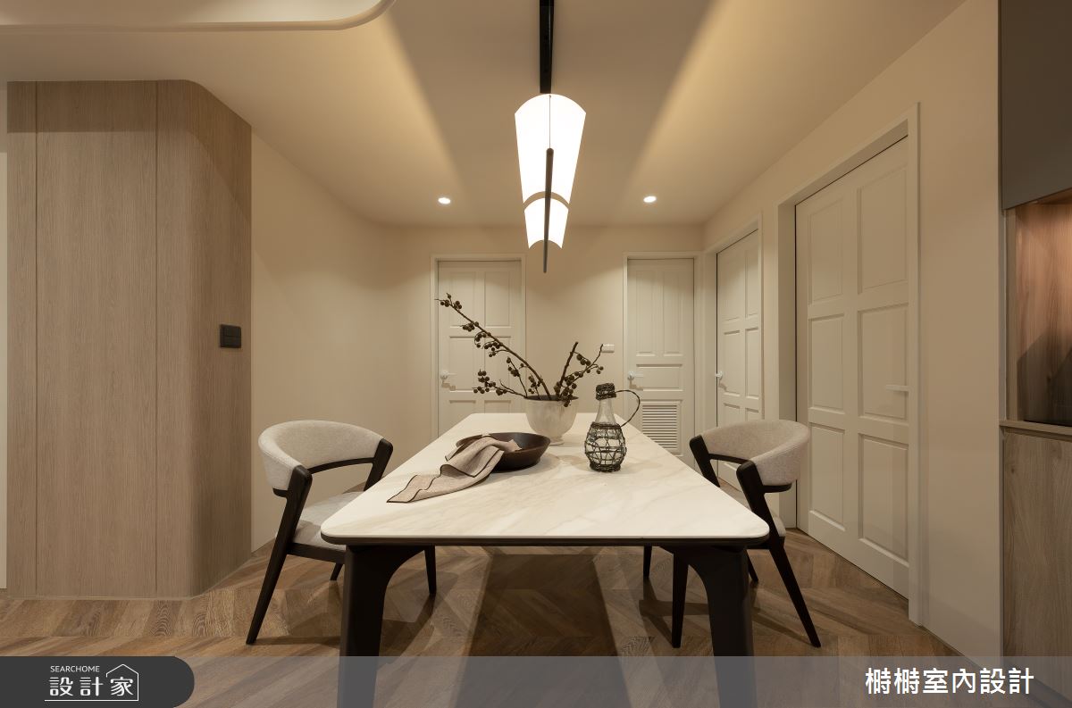 26坪中古屋(5~15年)＿現代風餐廳案例圖片＿榯榯創作空間設計有限公司＿榯榯_紋光澄綠之8