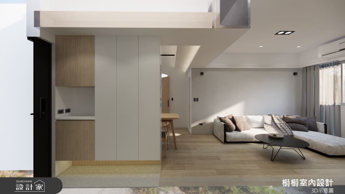 22坪老屋(16~30年)＿北歐風客廳案例圖片＿榯榯創作空間設計有限公司＿榯榯_曙園記之5