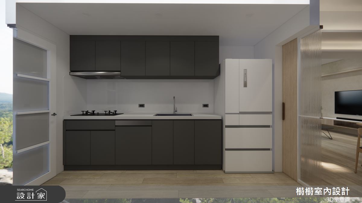 22坪老屋(16~30年)＿北歐風廚房案例圖片＿榯榯創作空間設計有限公司＿榯榯_曙園記之9