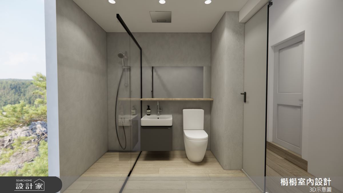 22坪老屋(16~30年)＿北歐風浴室案例圖片＿榯榯創作空間設計有限公司＿榯榯_曙園記之11