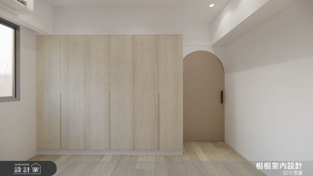 22坪老屋(16~30年)＿北歐風臥室案例圖片＿榯榯創作空間設計有限公司＿榯榯_曙園記之12