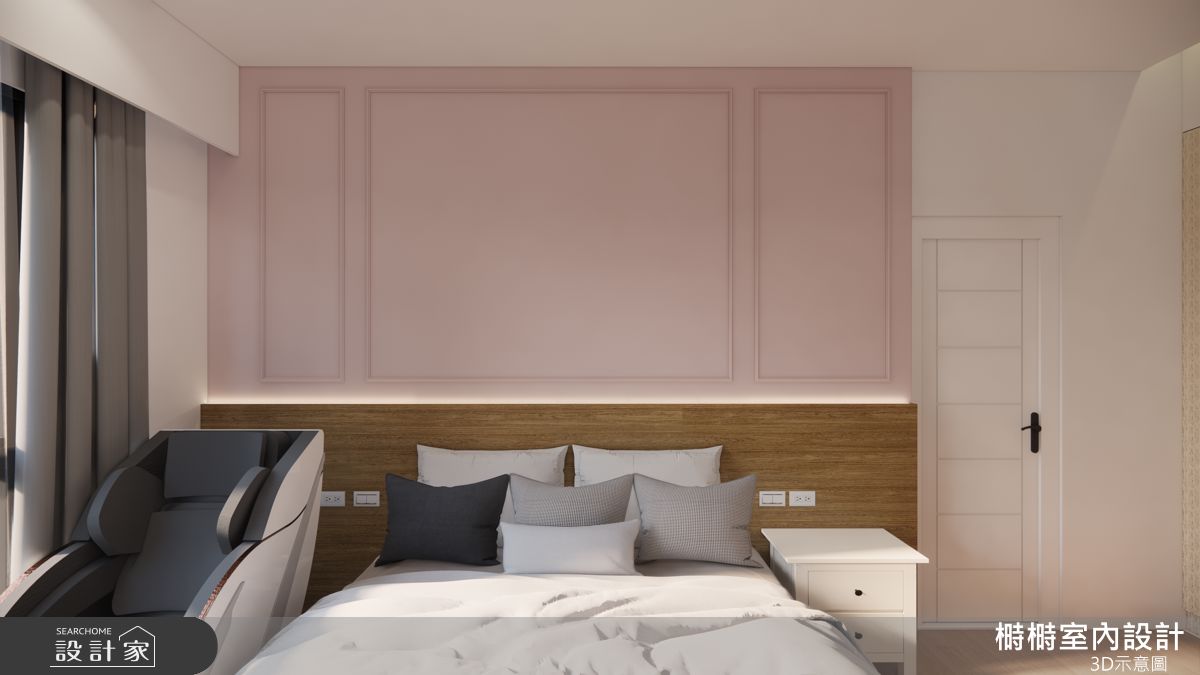 25坪中古屋(5~15年)＿混搭風臥室案例圖片＿榯榯創作空間設計有限公司＿榯榯_春櫻吟之9