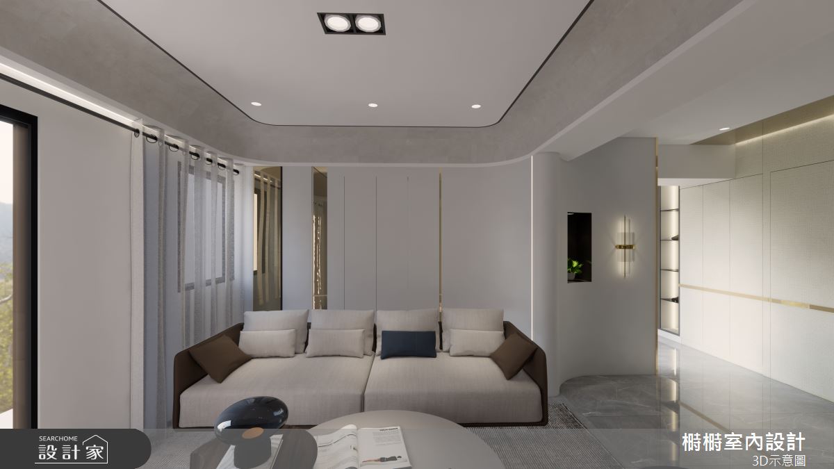 34坪老屋(16~30年)＿現代風客廳案例圖片＿榯榯創作空間設計有限公司＿榯榯_空靈和韻之155