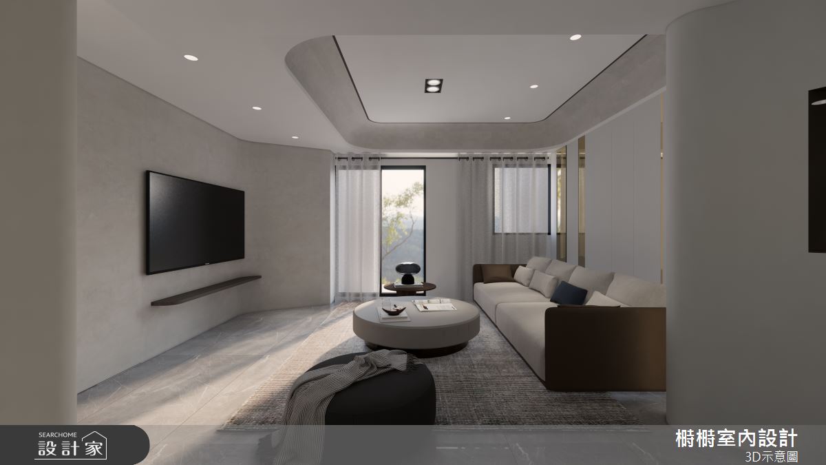 34坪老屋(16~30年)＿現代風客廳案例圖片＿榯榯創作空間設計有限公司＿榯榯_空靈和韻之72