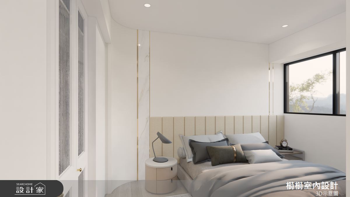 34坪老屋(16~30年)＿現代風臥室案例圖片＿榯榯創作空間設計有限公司＿榯榯_空靈和韻之12