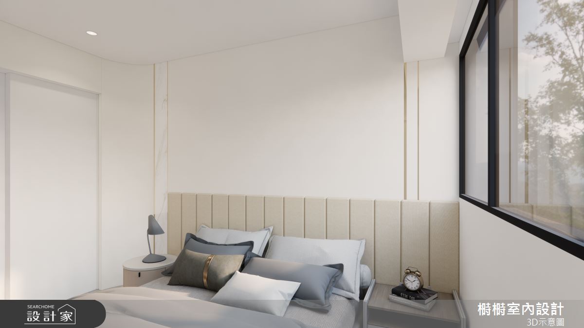 34坪老屋(16~30年)＿現代風臥室案例圖片＿榯榯創作空間設計有限公司＿榯榯_空靈和韻之13
