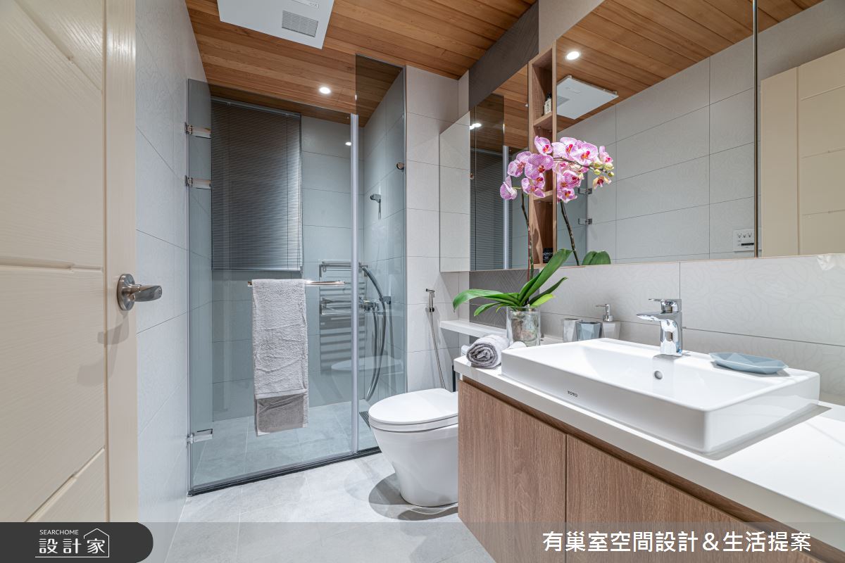 40坪新成屋(5年以下)＿日式和風浴室案例圖片＿有巢室空間設計＿有巢室_01之18