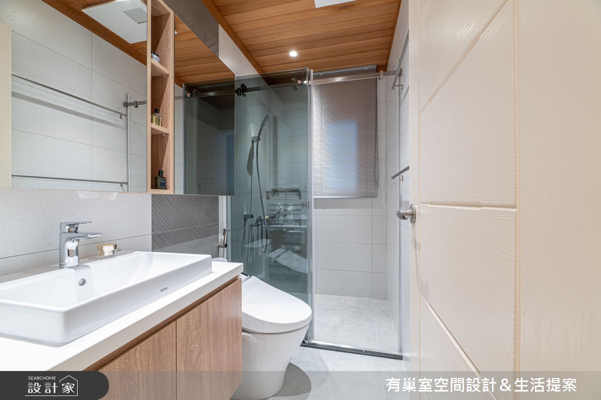 40坪新成屋(5年以下)＿日式和風浴室案例圖片＿有巢室空間設計＿有巢室_01之19
