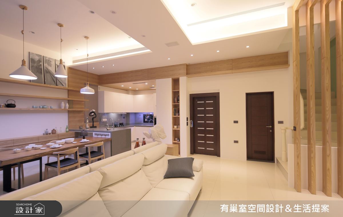 90坪新成屋(5年以下)＿現代風客廳案例圖片＿有巢室空間設計＿有巢室_03之4