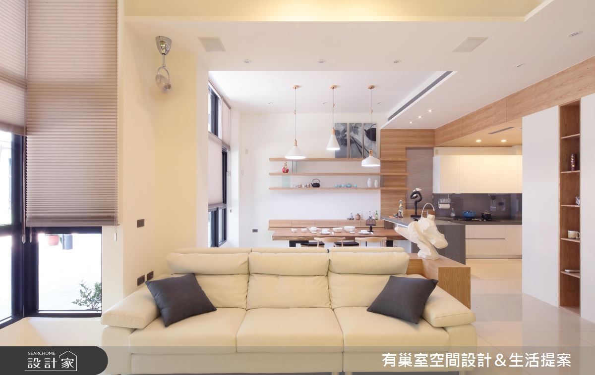 90坪新成屋(5年以下)＿現代風客廳案例圖片＿有巢室空間設計＿有巢室_03之5