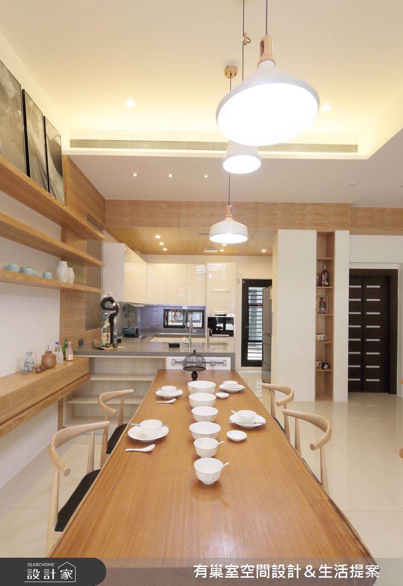 90坪新成屋(5年以下)＿現代風餐廳案例圖片＿有巢室空間設計＿有巢室_03之11