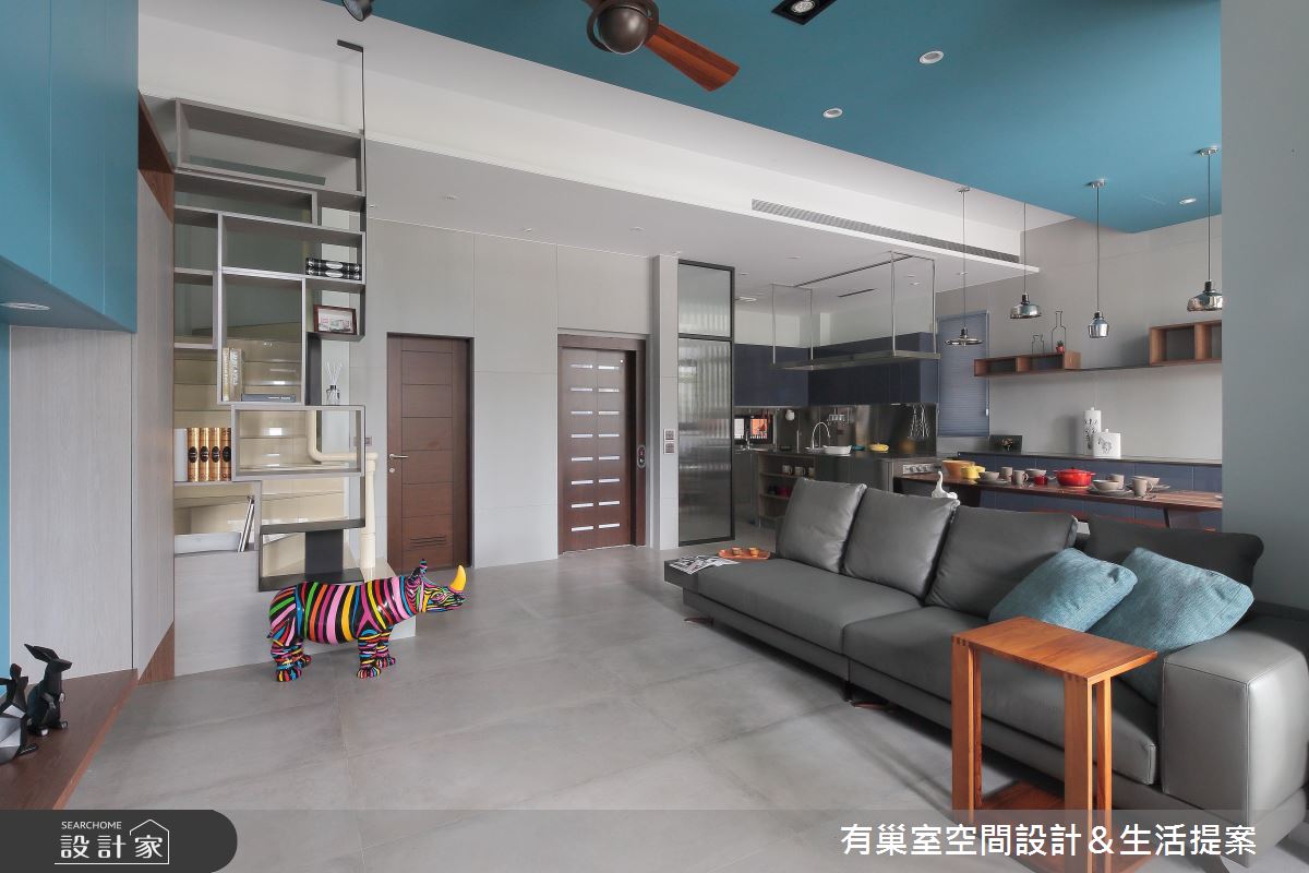 90坪新成屋(5年以下)＿現代風客廳案例圖片＿有巢室空間設計＿有巢室_04之5