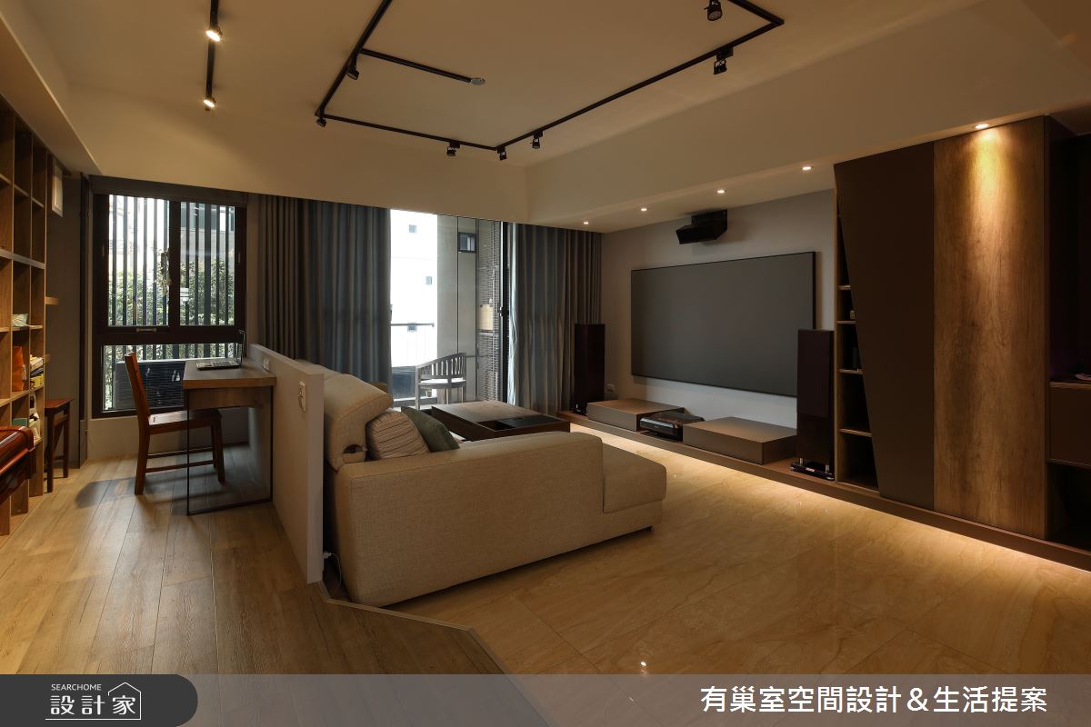 60坪老屋(16~30年)＿簡約風客廳案例圖片＿有巢室空間設計＿有巢室_10之5