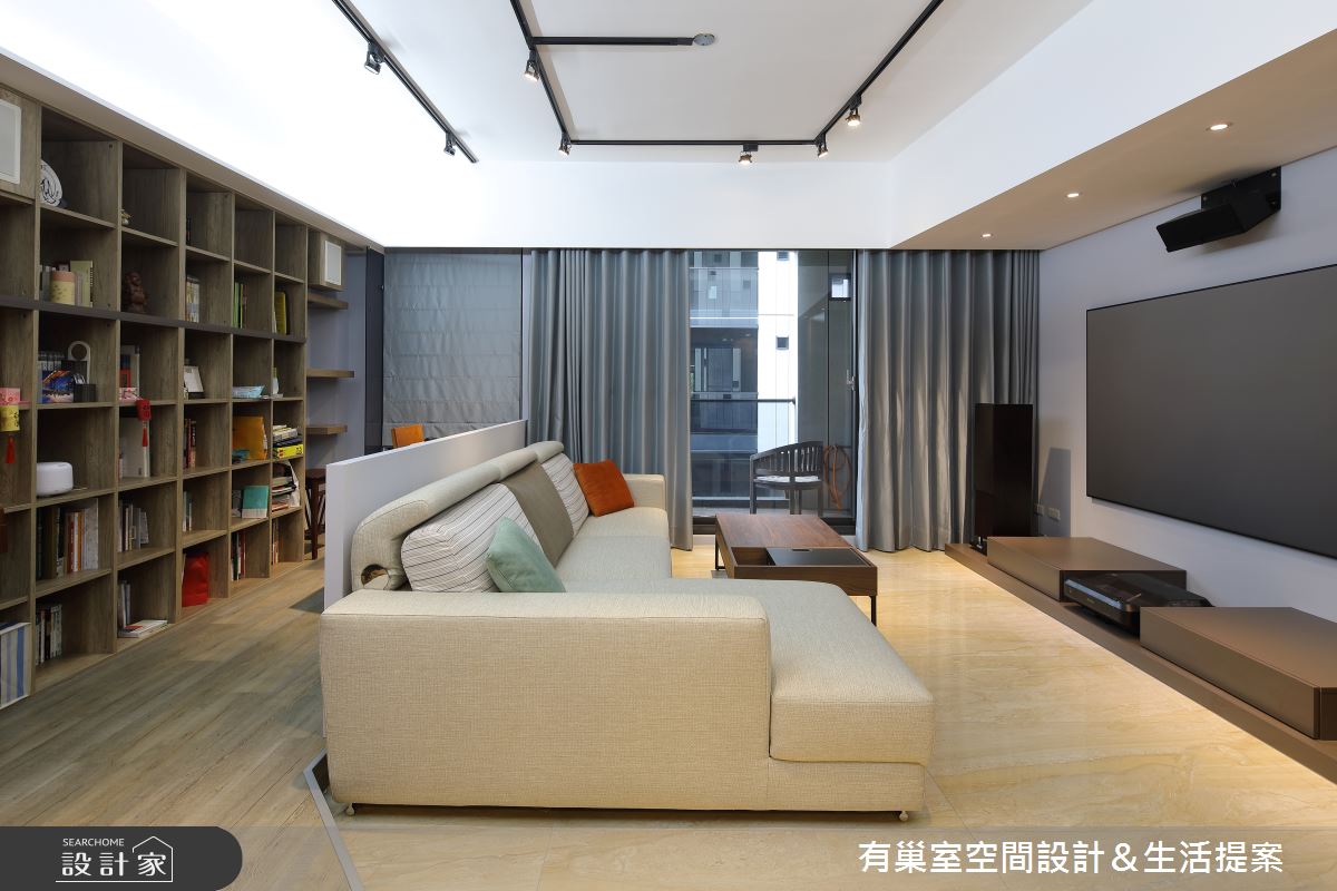 60坪老屋(16~30年)＿簡約風客廳案例圖片＿有巢室空間設計＿有巢室_10之6