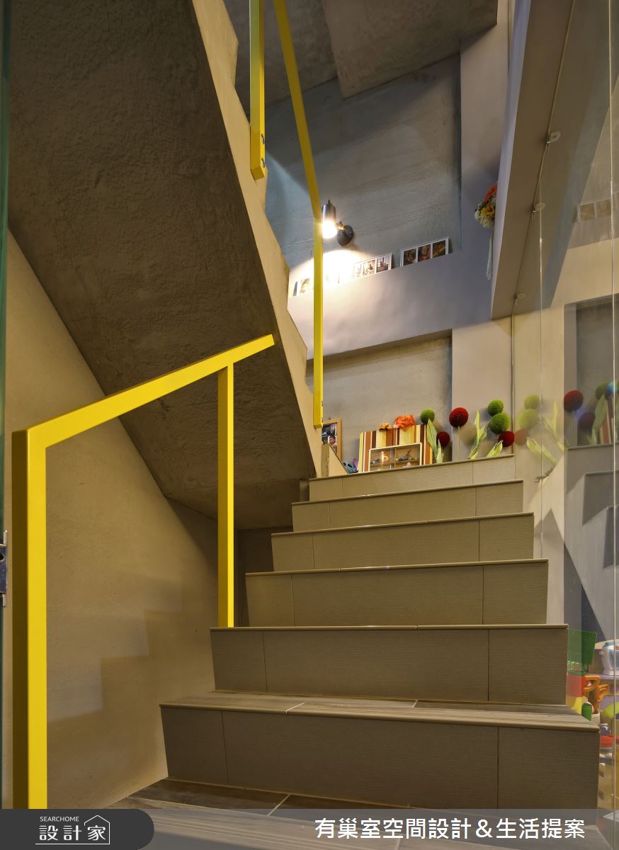 65坪老屋(16~30年)＿工業風樓梯案例圖片＿有巢室空間設計＿有巢室_13之10