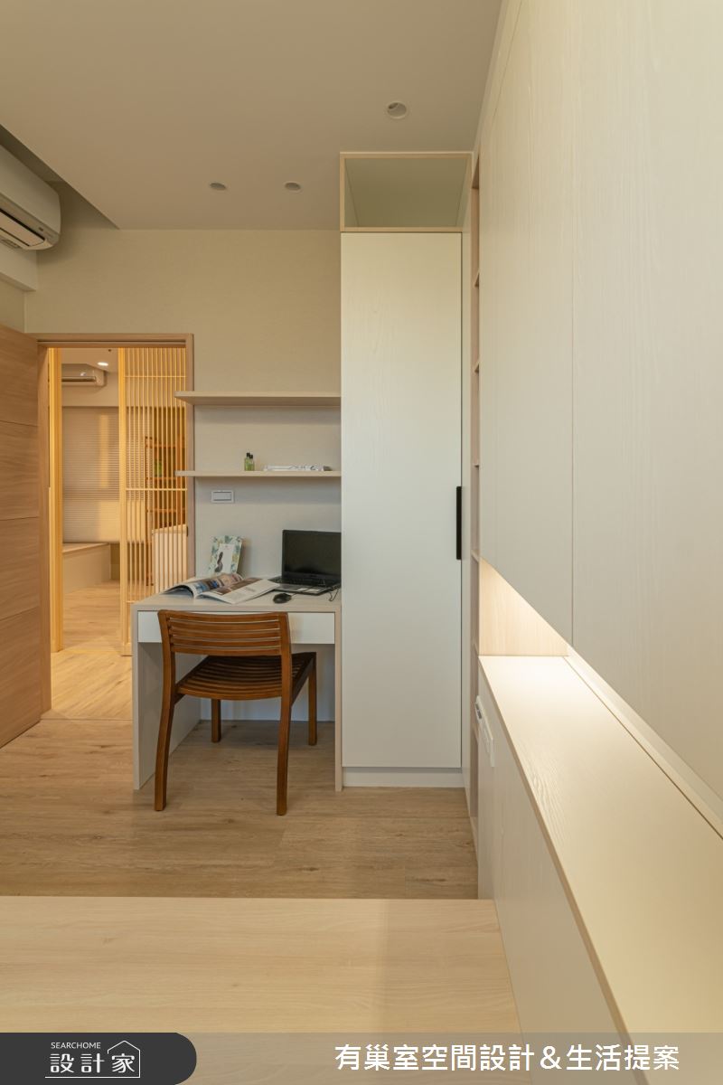 32坪新成屋(5年以下)＿人文禪風書房工作區案例圖片＿有巢室空間設計＿有巢室_16之14