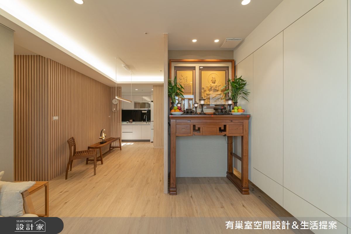 32坪新成屋(5年以下)＿人文禪風廚房佛堂案例圖片＿有巢室空間設計＿有巢室_16之9