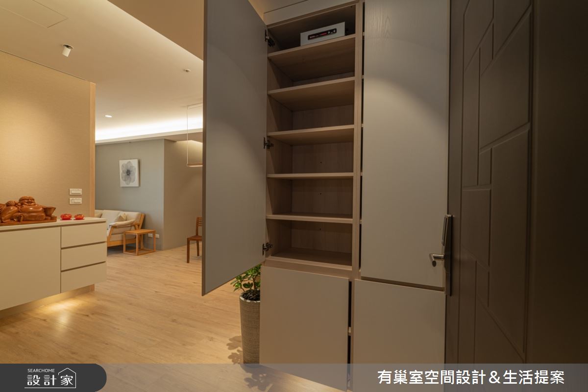 32坪新成屋(5年以下)＿人文禪風玄關案例圖片＿有巢室空間設計＿有巢室_16之3