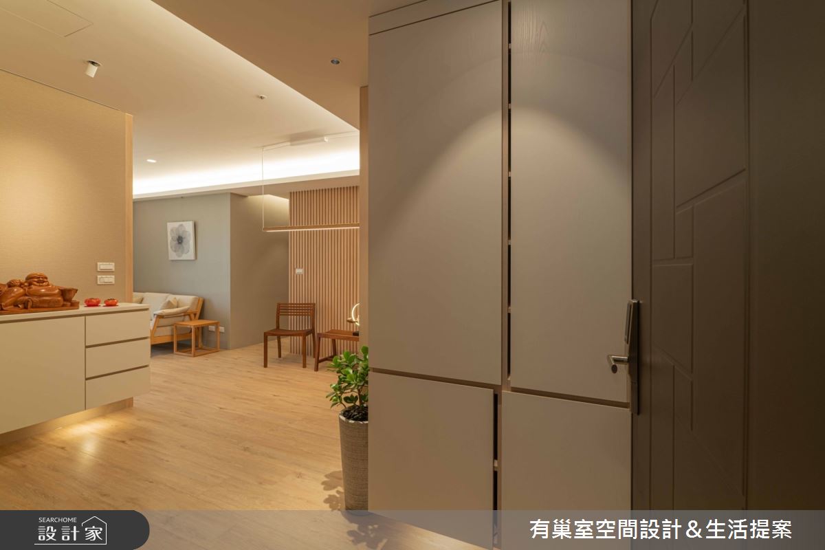 32坪新成屋(5年以下)＿人文禪風玄關案例圖片＿有巢室空間設計＿有巢室_16之2