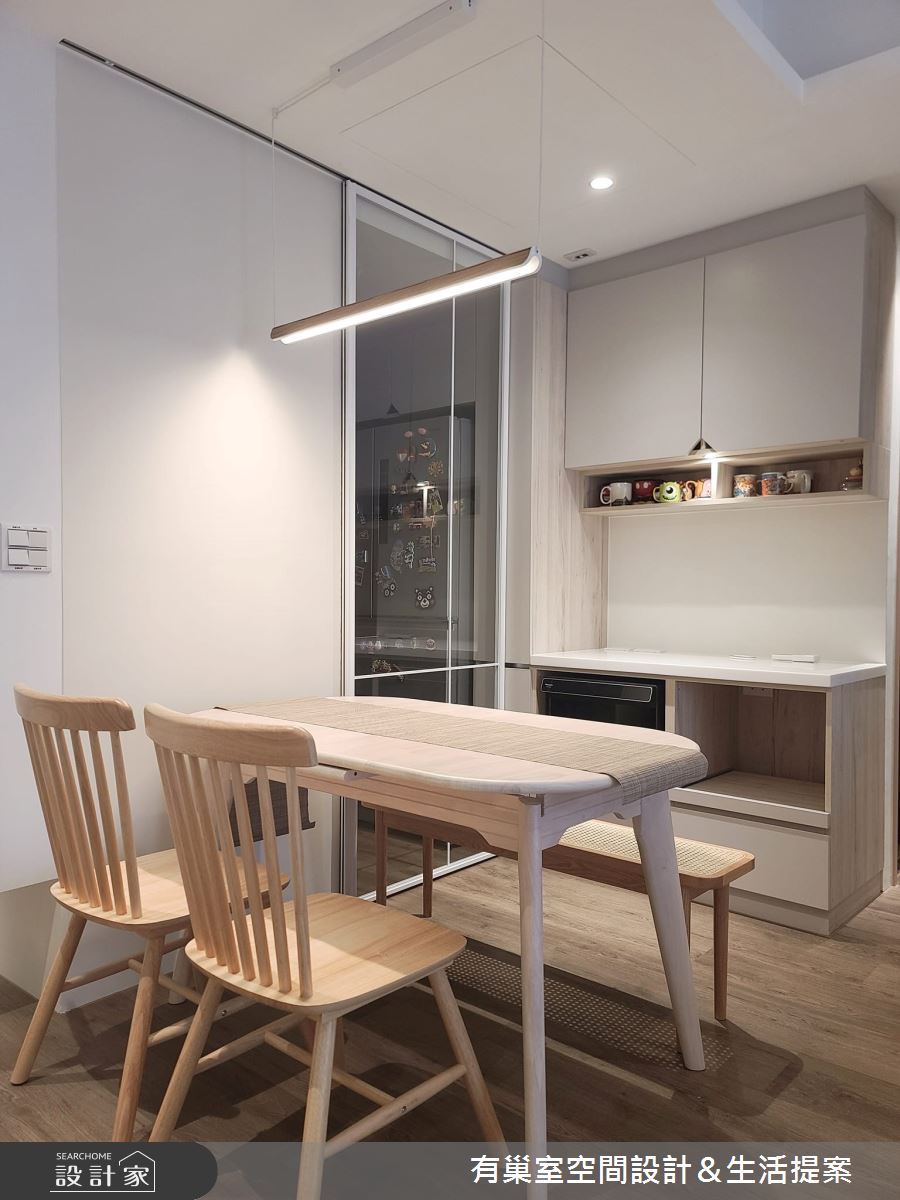 25坪預售屋＿北歐風餐廳廚房案例圖片＿有巢室空間設計＿有巢室_17之8