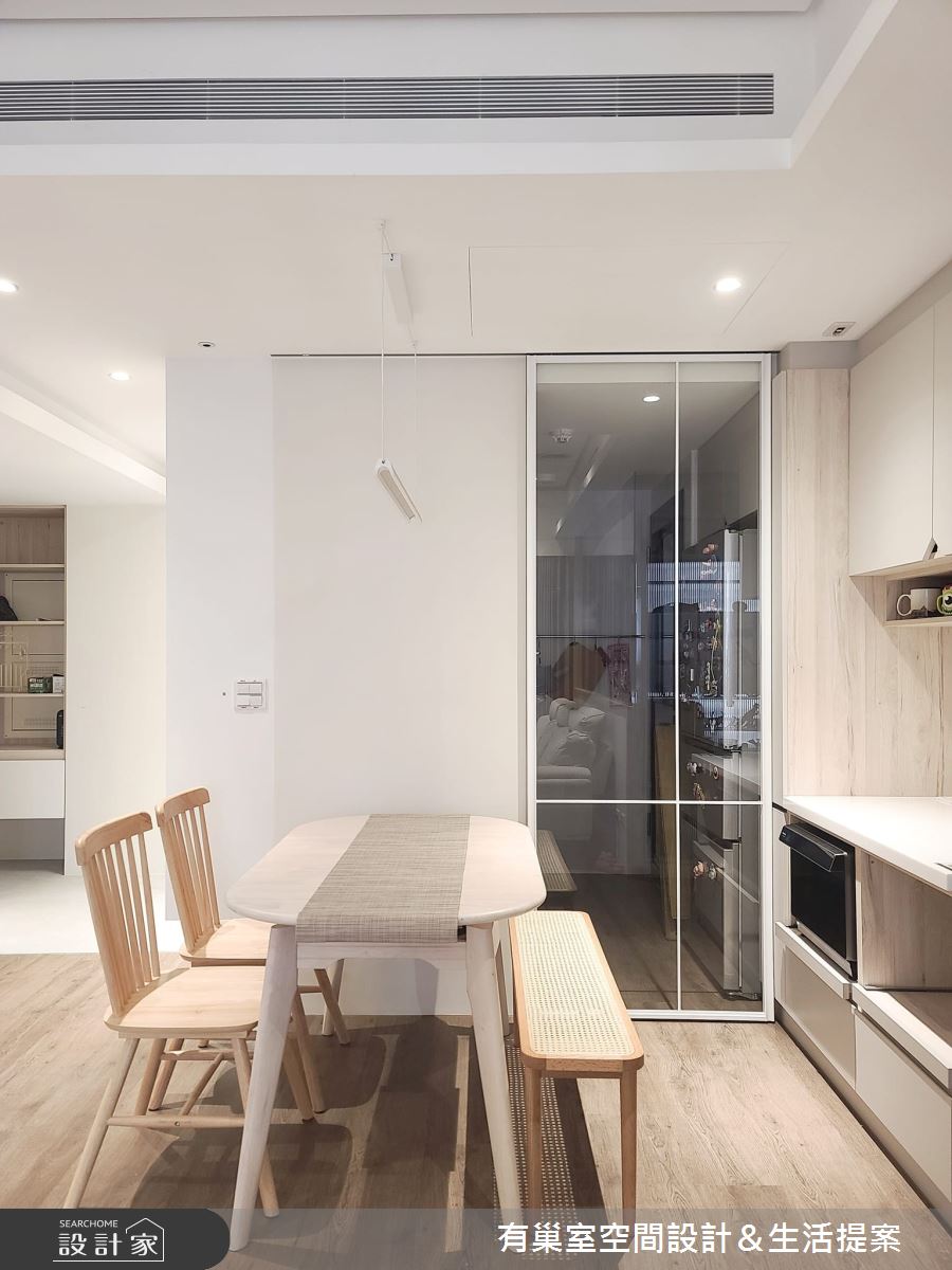 25坪預售屋＿北歐風餐廳廚房案例圖片＿有巢室空間設計＿有巢室_17之7