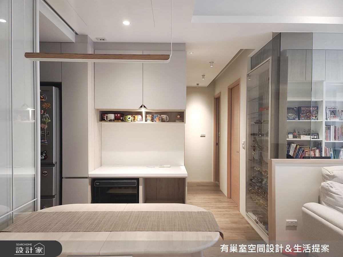 25坪預售屋＿北歐風餐廳書房走廊工作區案例圖片＿有巢室空間設計＿有巢室_17之10