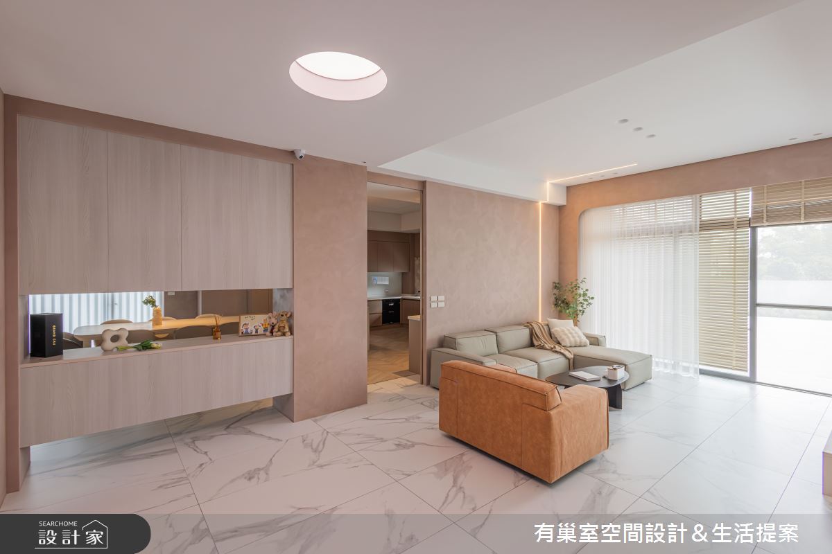 126坪新成屋(5年以下)＿侘寂風玄關客廳案例圖片＿有巢室空間設計＿有巢室_19之5