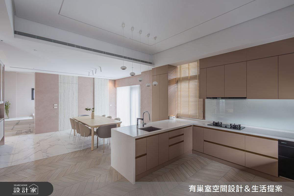 126坪新成屋(5年以下)＿侘寂風餐廳廚房中島案例圖片＿有巢室空間設計＿有巢室_19之19