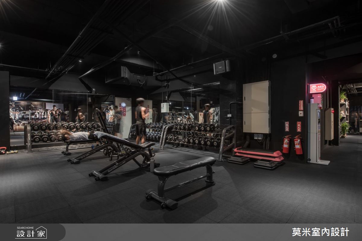 135坪中古屋(5~15年)＿工業風商業空間案例圖片＿莫米室內設計＿莫米_鬥犬健身中心之6