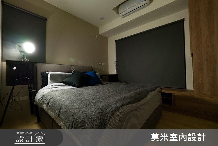 23坪新成屋(5年以下)＿混搭風臥室案例圖片＿莫米室內設計＿莫米_城市美學 禪風派克之10