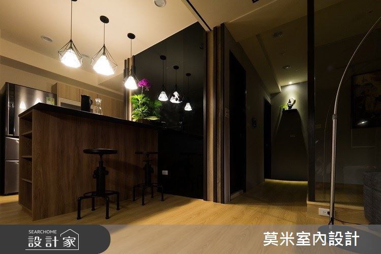 23坪新成屋(5年以下)＿混搭風吧檯案例圖片＿莫米室內設計＿莫米_城市美學 禪風派克之7